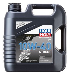 Масло моторное LiquiMoly 4T 10W-40 4л Street полусинтетическое